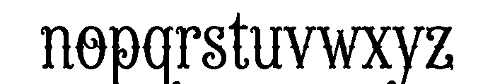 Roadix Font LOWERCASE