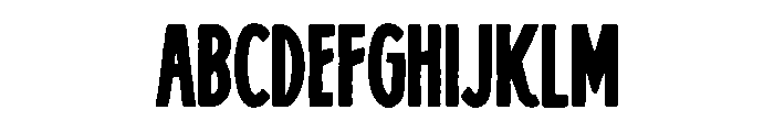 Roadside Regular Font UPPERCASE