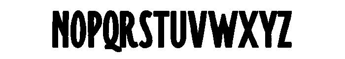 Roadside Regular Font UPPERCASE