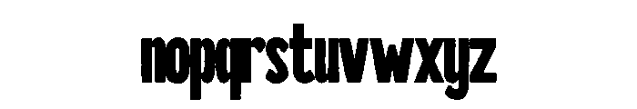 Roadside Regular Font LOWERCASE