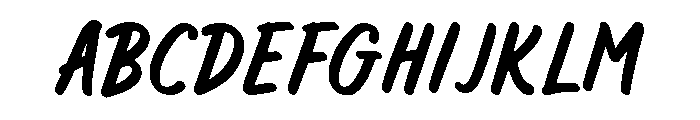 Roadside Script Font UPPERCASE