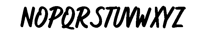 Roadside Script Font UPPERCASE
