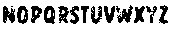 Roadster Customs Sans 01 Textured Font UPPERCASE