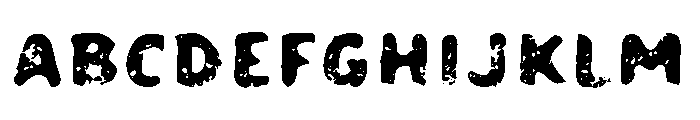 Roadster Customs Sans 02 Textured Font UPPERCASE