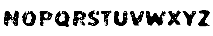 Roadster Customs Sans 02 Textured Font UPPERCASE