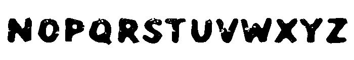 Roadster Customs Sans 02 Textured Font LOWERCASE