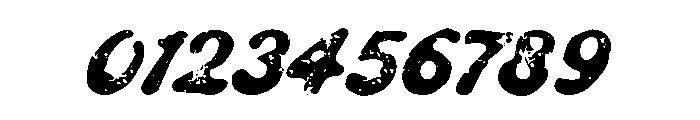 Roadster Customs Script Textured Font OTHER CHARS