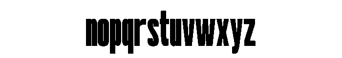 Roamer Regular Font LOWERCASE