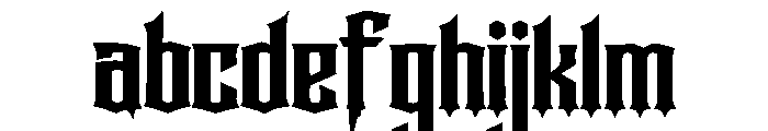 Roar King Font UPPERCASE