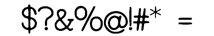 Roaring_Adventure Font OTHER CHARS