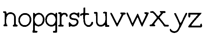Roaring_Adventure Font LOWERCASE