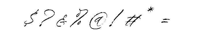 Roast Ritual Italic Font OTHER CHARS