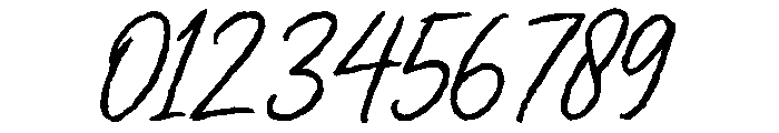 Roastery Handmade Distort Font OTHER CHARS
