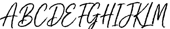 Roastery Handmade Distort Font UPPERCASE