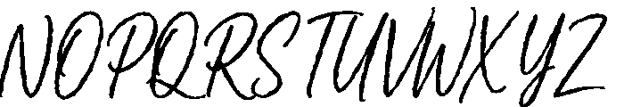 Roastery Handmade Distort Font UPPERCASE