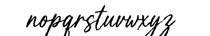 Roastery Handmade Distort Font LOWERCASE