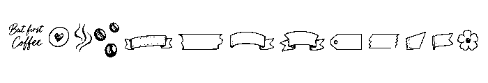 Roastery Handmade Doodles FONT