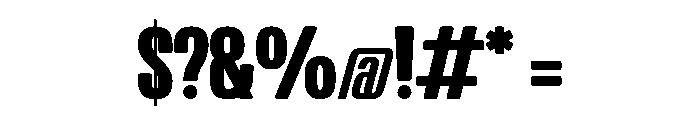 Roaston Regular Font OTHER CHARS