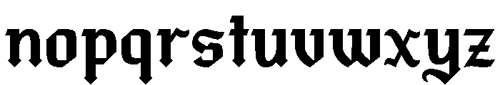 Roasty Font LOWERCASE