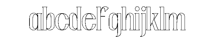 Roave Outline FONT
