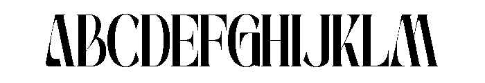 Roave Regular Font UPPERCASE