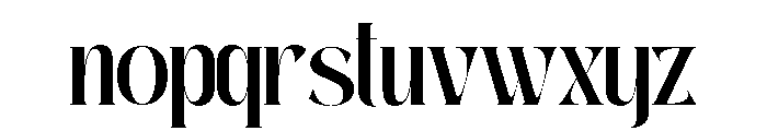 Roave Regular Font LOWERCASE