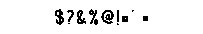 Robbot Font OTHER CHARS
