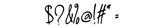 Robertto Lawshon Font OTHER CHARS