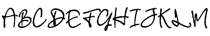 Robertto Lawshon Font UPPERCASE