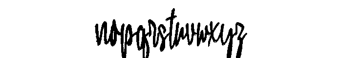 Robertto Lawshon Font LOWERCASE