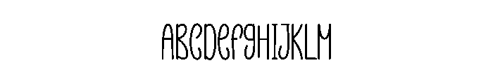 Robinsan Font UPPERCASE