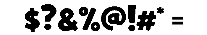 Robobo Font OTHER CHARS