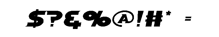 RobotDrift Font OTHER CHARS