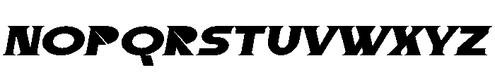 RobotDrift Font LOWERCASE