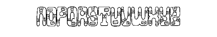 Robotz By Squeeb Creati Regular Font LOWERCASE