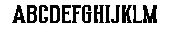 Robuste Font UPPERCASE