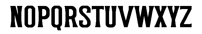 Robuste Font LOWERCASE