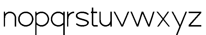 Roby Evano Font LOWERCASE