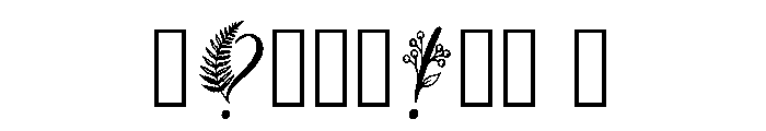 Robyn Regular Font OTHER CHARS