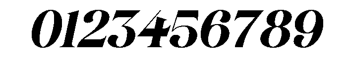 Rocalie Italic Font OTHER CHARS