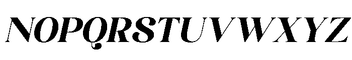 Rocalie Italic Font UPPERCASE