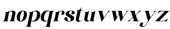 Rocalie Italic Font LOWERCASE