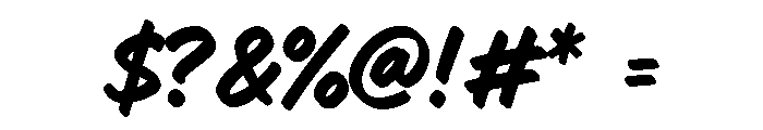 Rocatsy Font OTHER CHARS