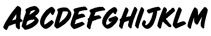 Rocatsy Font UPPERCASE