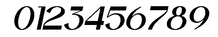 Rochela Italic Font OTHER CHARS