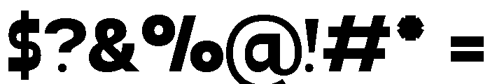 Roches Regular Font OTHER CHARS