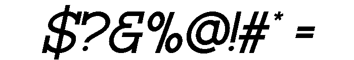 Rochilo-Italic Font OTHER CHARS