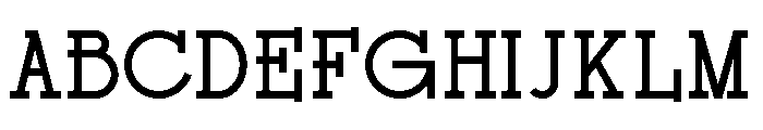 Rochilo Font UPPERCASE