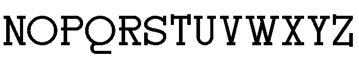 Rochilo Font UPPERCASE