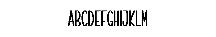 Rock Bold Font UPPERCASE